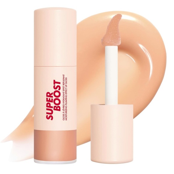 MAKE UP FOR EVER Super Boost Moisturizing & Plumping Lip Gloss Latte Glaze - Picture 1 of 7